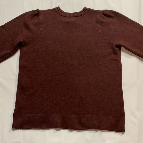 Maurices Women’s Maroon Knit Sweater Size L - Picture 2 of 4